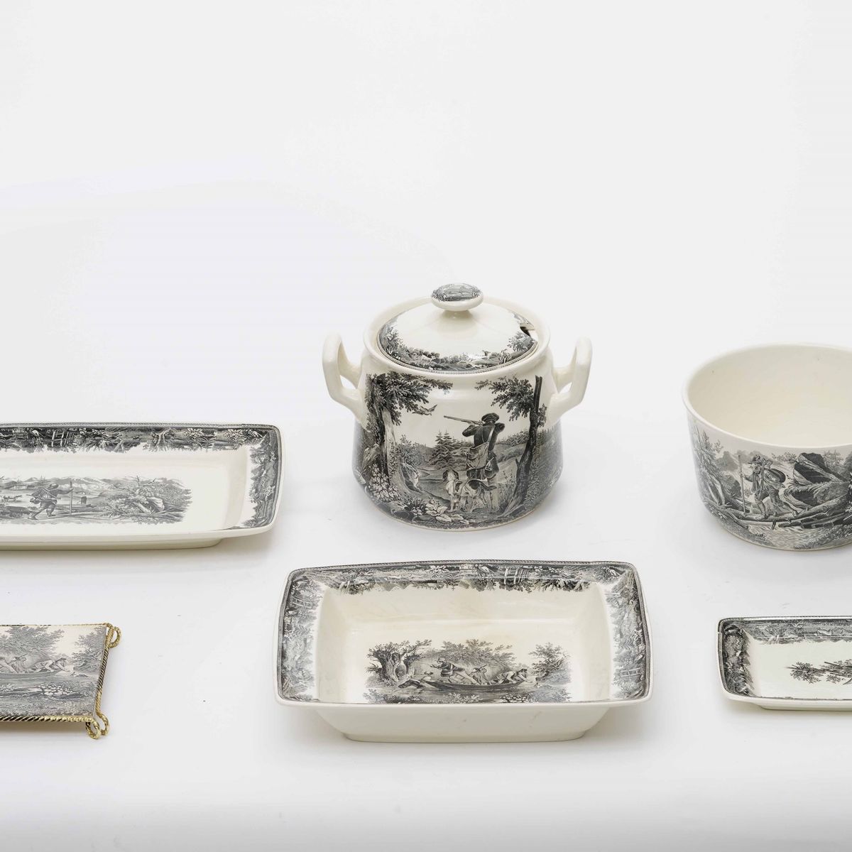 Lotto Misto di Ceramiche. Manifatture, Villeroy e Bosch, Bavaria e Nove di Bassano, XX Secolo.