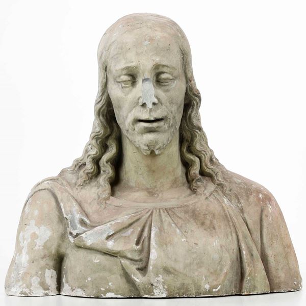 Baccio da Montelupo (da), XIX secolo, busto di Cristo in gesso