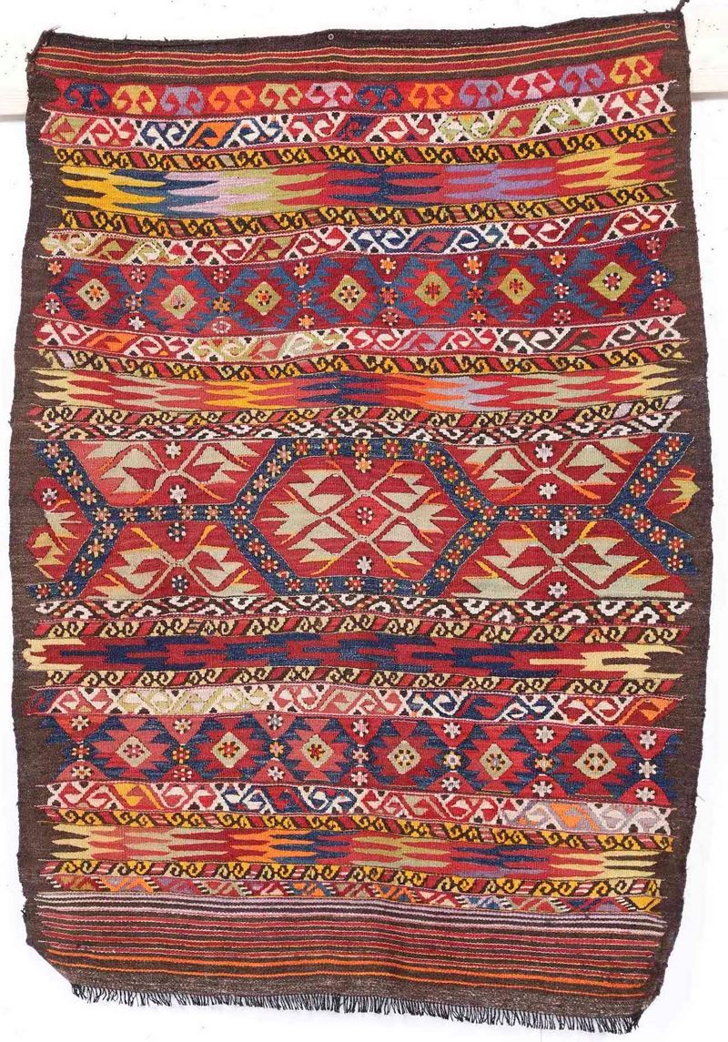 Kilim Sivas, Anatolia inizio XX secolo  - Auction Carpets - Cambi Casa d'Aste