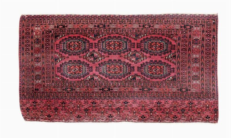 Chuval Saryk,  Turkestan occidentale fine XIX inizio XX secolo  - Auction Rugs and Carpets - Cambi Casa d'Aste