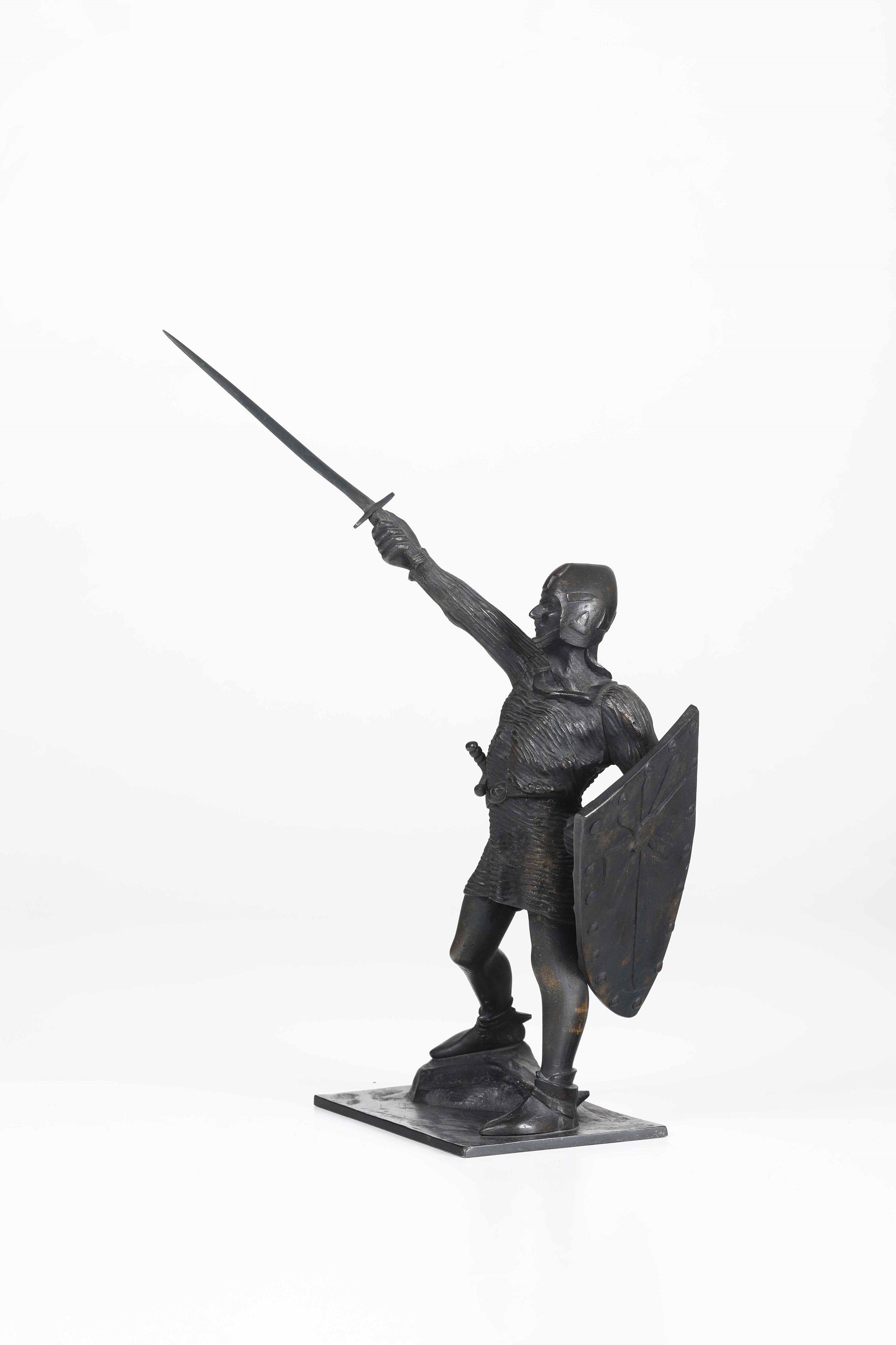 Da Modello di Enrico Butti (1847-1932). Fonditore del XX Secolo il Guerriero di Legnano