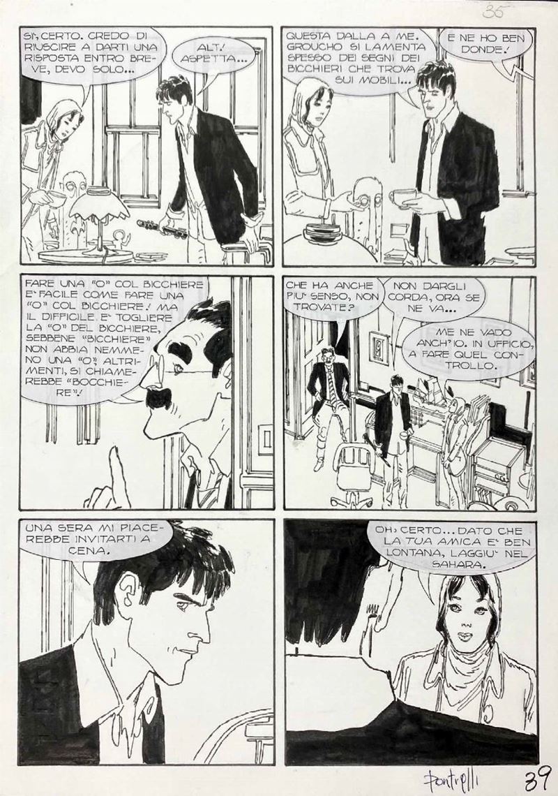 Giorgio Pontrelli : Dylan Dog: il Sapore dell’Acqua  - Auction Comics - Cambi Casa d'Aste