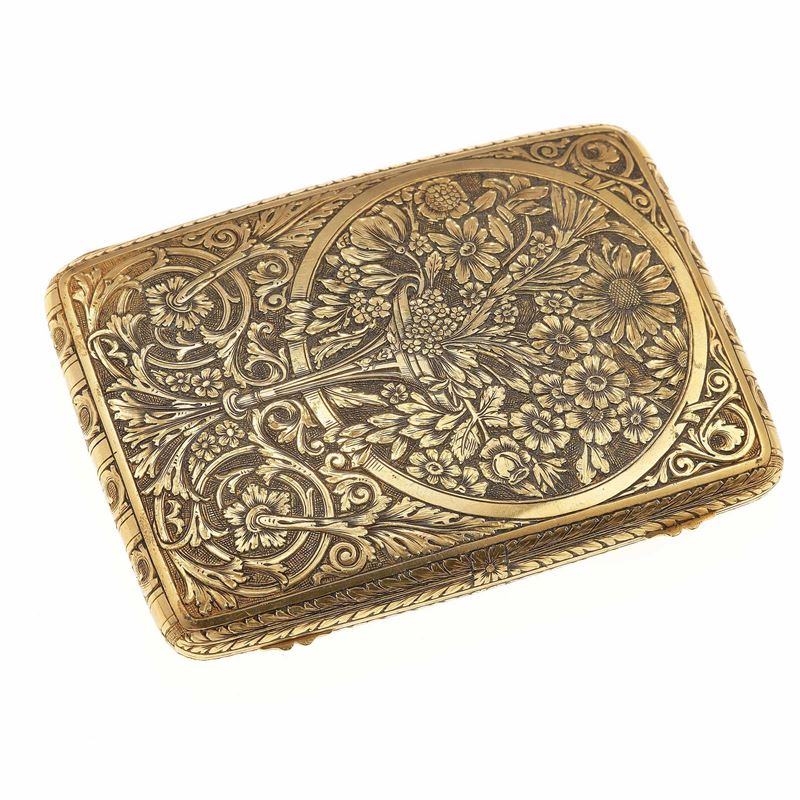 Gold cigarette case  - Auction Fine Jewels - Cambi Casa d'Aste