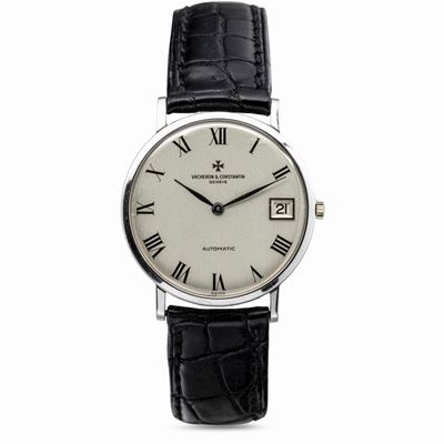 Patrimony, Orologio Classico in Oro Bianco 18k, Movimento Automatico, Quadrante Argentè Numeri Ro...