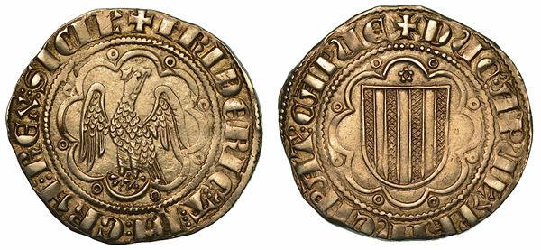SICILIA. FEDERICO III D'ARAGONA, 1296-1337. Pierreale. Messina.