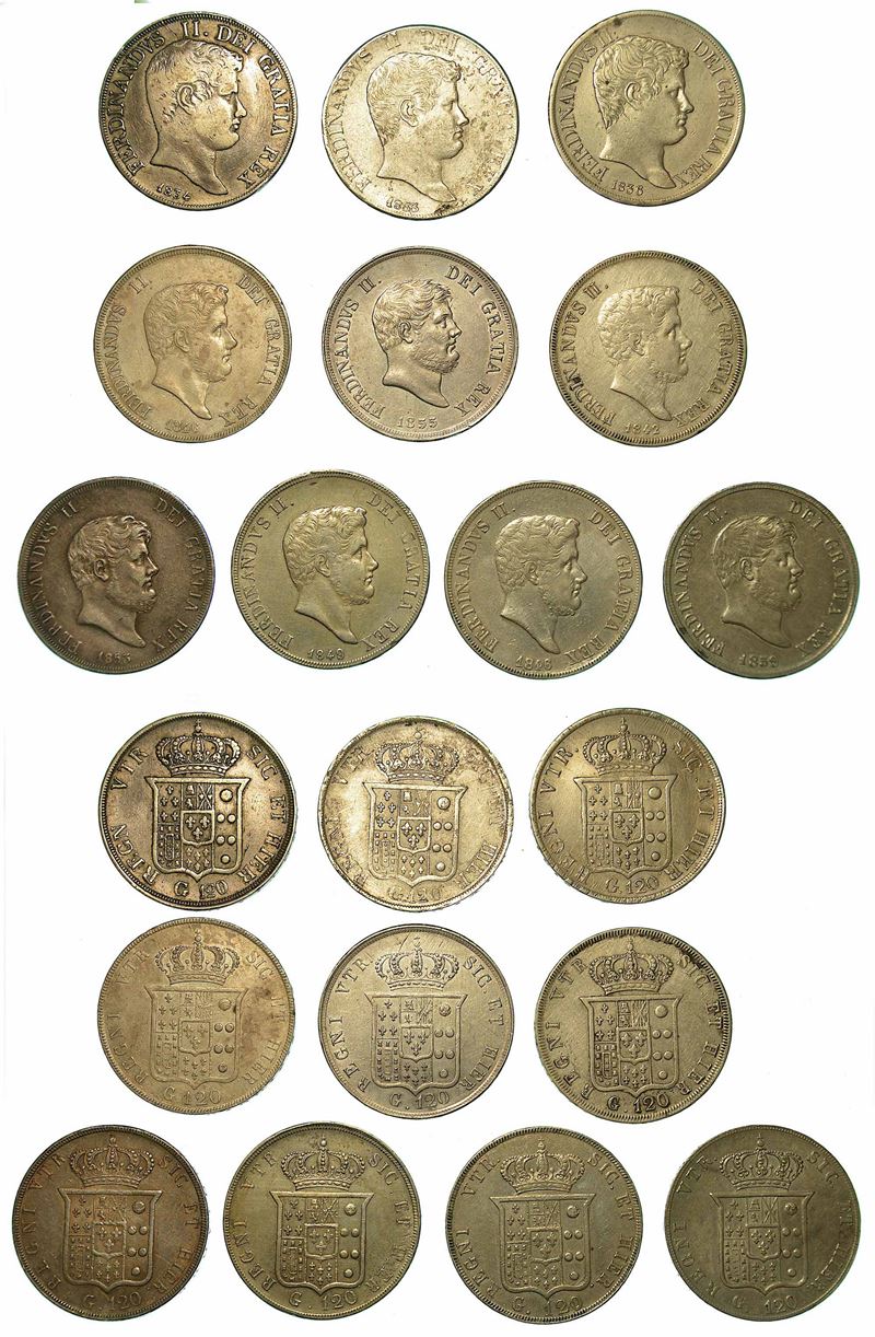 NAPOLI. Lotto di dieci monete.  - Auction Numismatics - I - Cambi Casa d'Aste