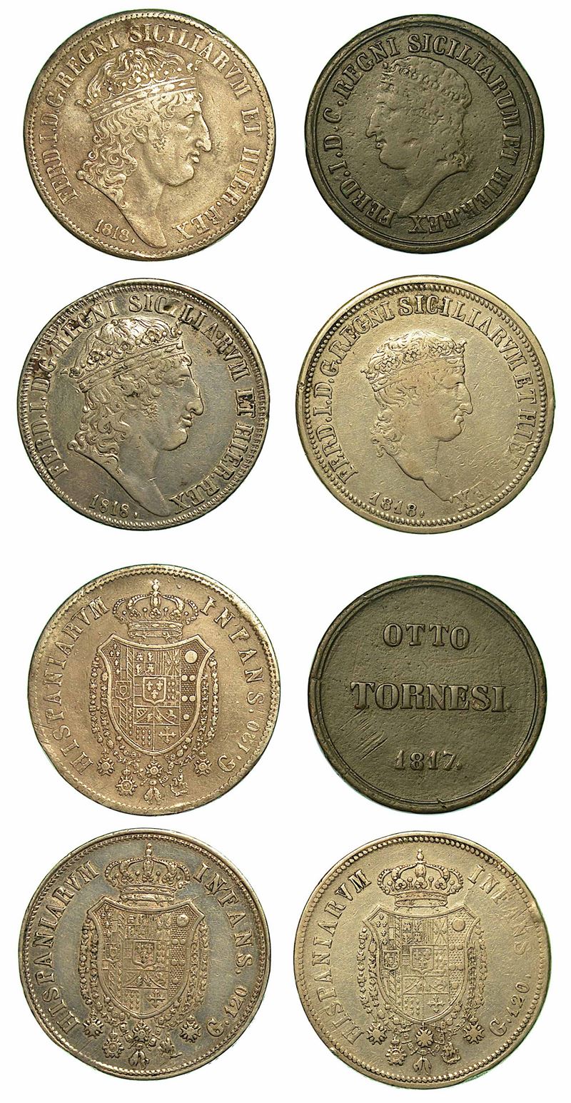 NAPOLI. Lotto di quattro monete.   - Auction Numismatics - I - Cambi Casa d'Aste