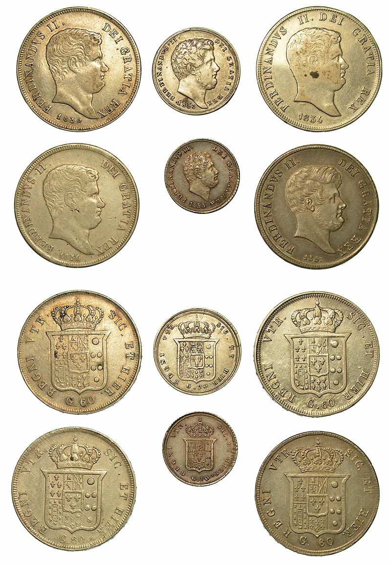 NAPOLI. Lotto di sei monete.  - Auction Numismatics - I - Cambi Casa d'Aste