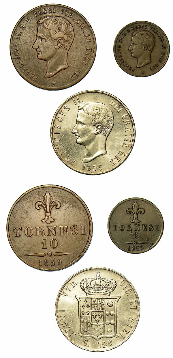 NAPOLI. Lotto di tre monete.