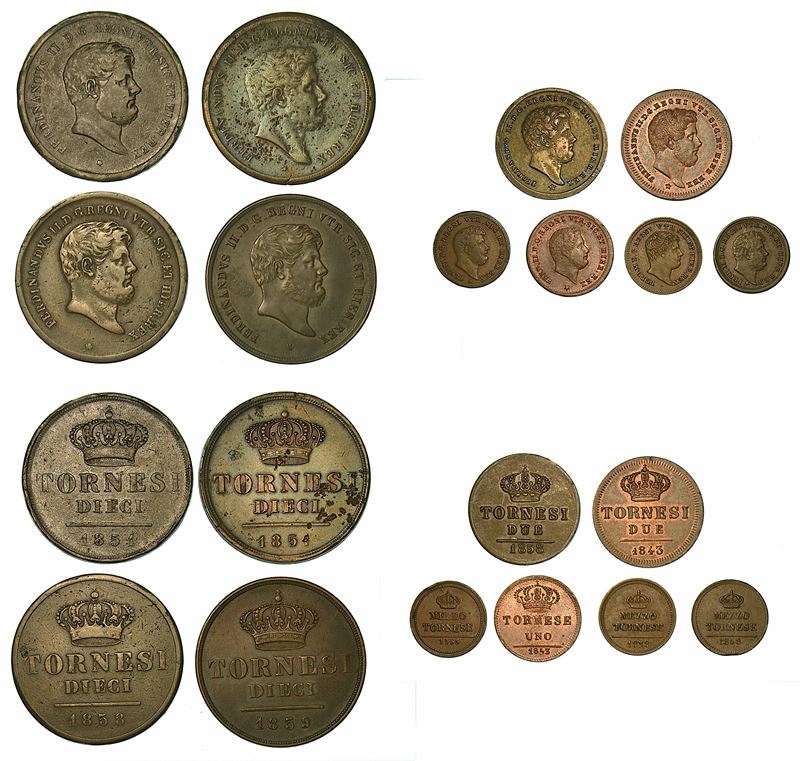 NAPOLI. Lotto di dieci monete.  - Asta Numismatica - I - Cambi Casa d'Aste