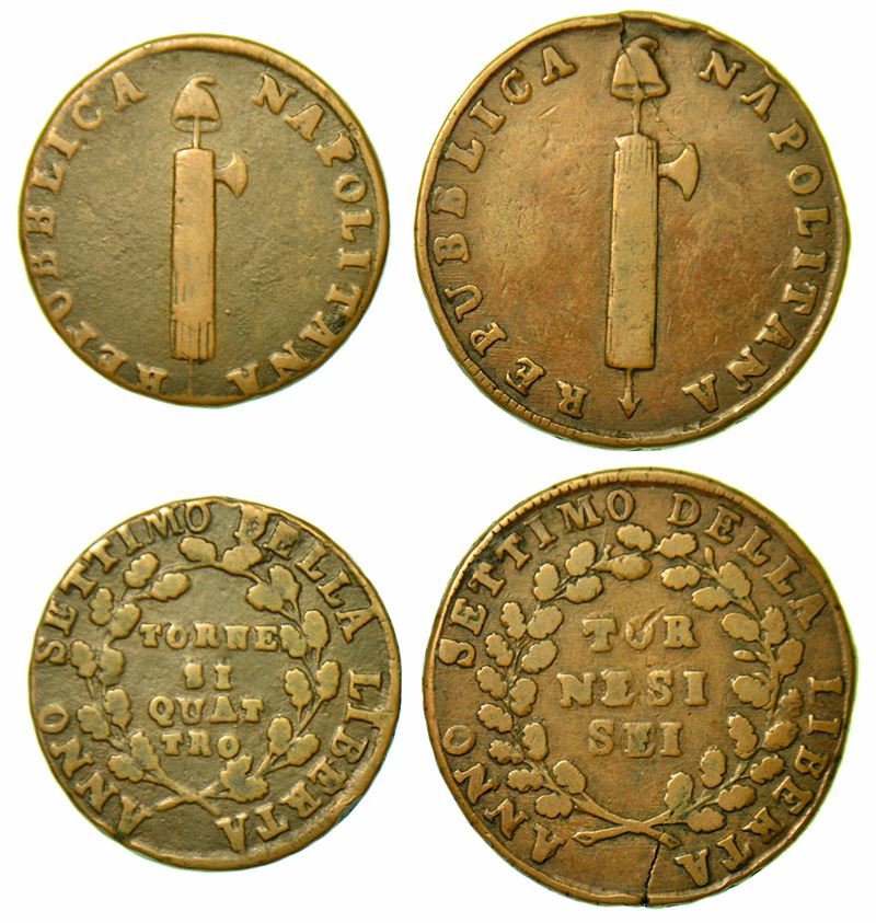 NAPOLI. Lotto di 2 monete.  - Auction Numismatics - I - Cambi Casa d'Aste