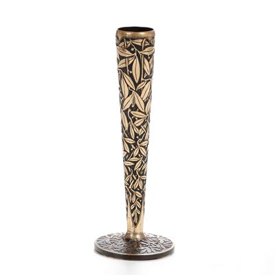 Candeliere in Bronzo Patinato e Dorato, Chiappe