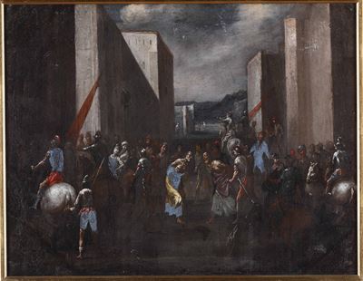 Scuola del XVII Secolo Martirio di Due Santi