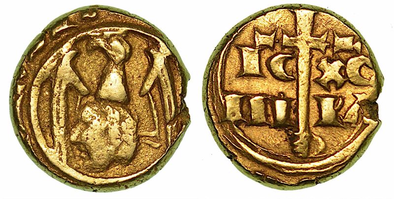 MESSINA. MANFREDI DI SVEVIA, 1258-1266. Multiplo di Tarì.  - Auction Numismatics - I - Cambi Casa d'Aste