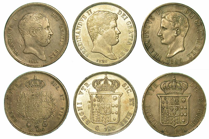 NAPOLI. Lotto di tre monete.  - Auction Numismatics - I - Cambi Casa d'Aste
