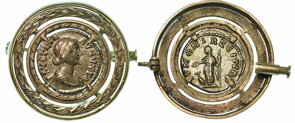 ROMA. FAUSTINA FIGLIA, 147-176. Denario, anni 161-176. Roma.