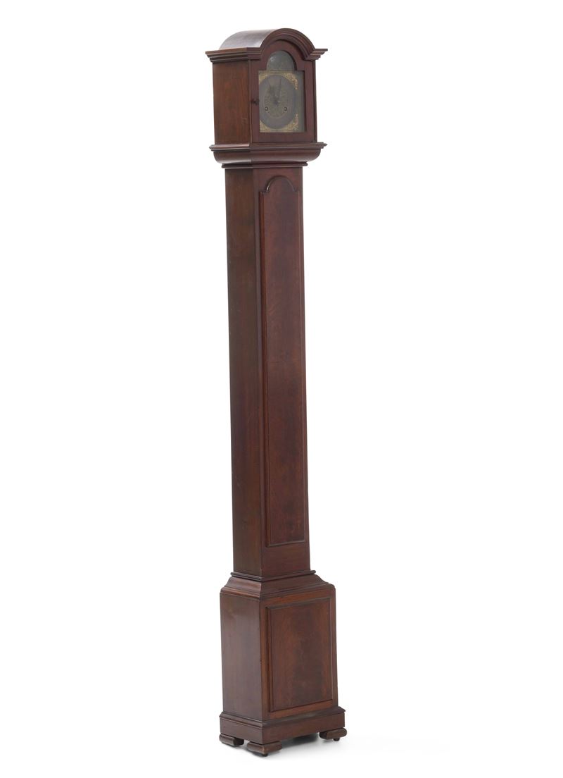 Orologio a torre con cassa in legno. Inghilterra XIX secolo  - Asta Antiquariato Luglio - Cambi Casa d'Aste