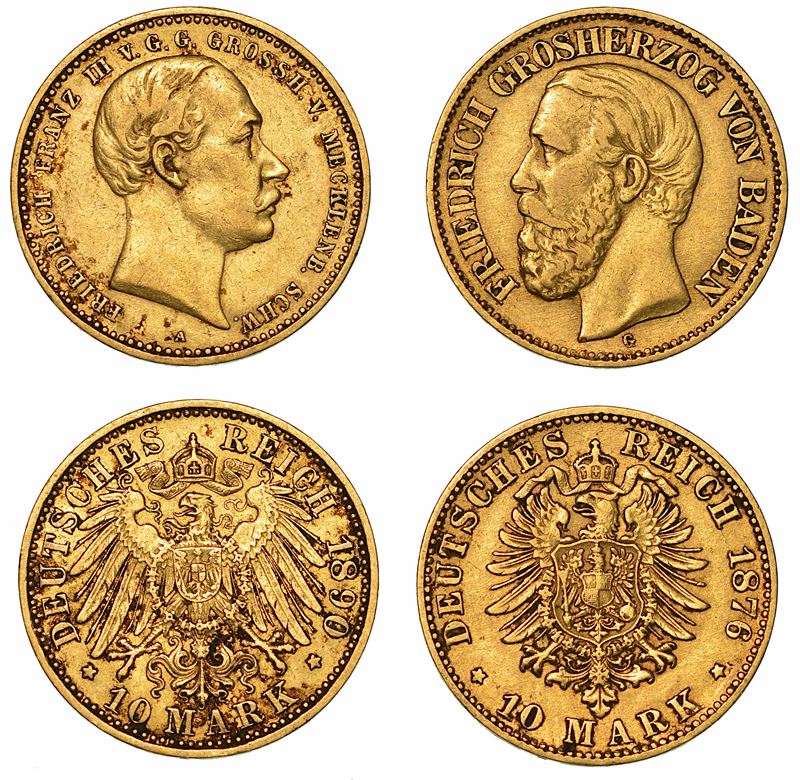 GERMANIA. Lotto di due monete.  - Auction Numismatics - I - Cambi Casa d'Aste