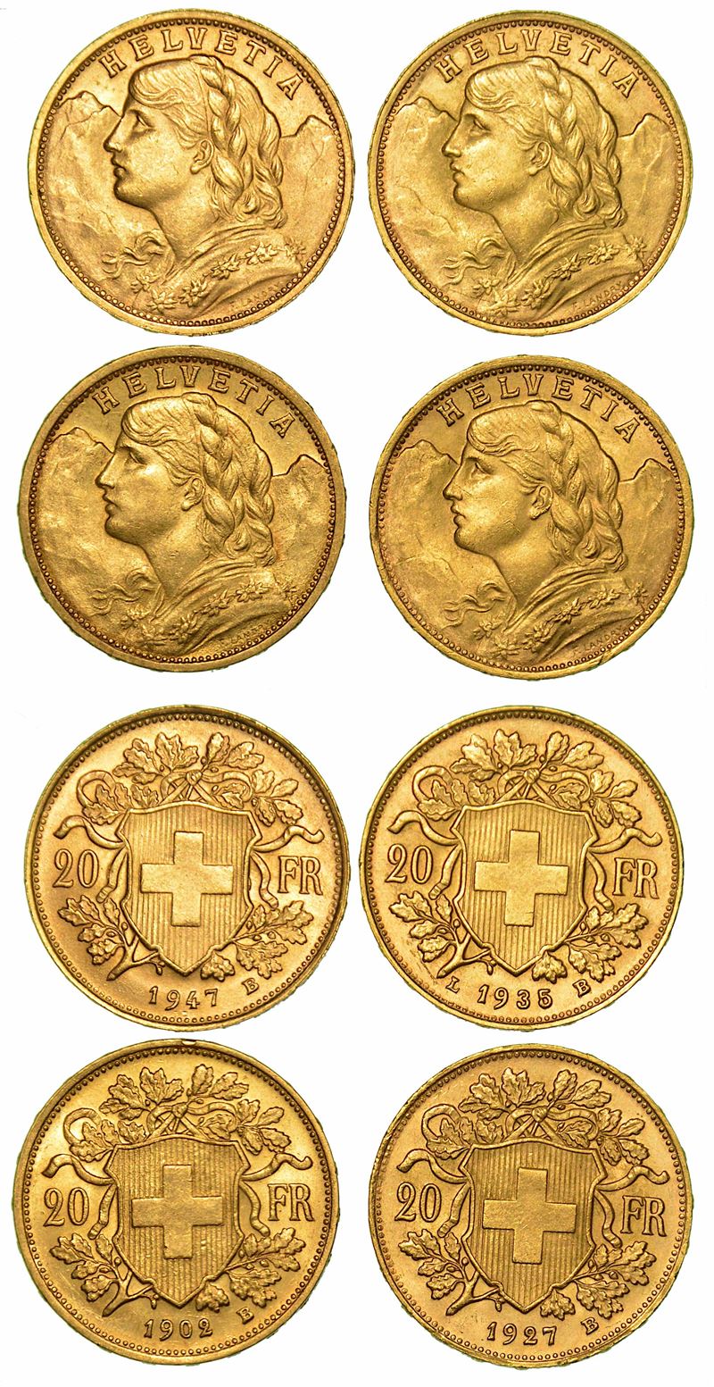 SVIZZERA. Lotto di quattro monete.  - Asta Numismatica - I - Cambi Casa d'Aste