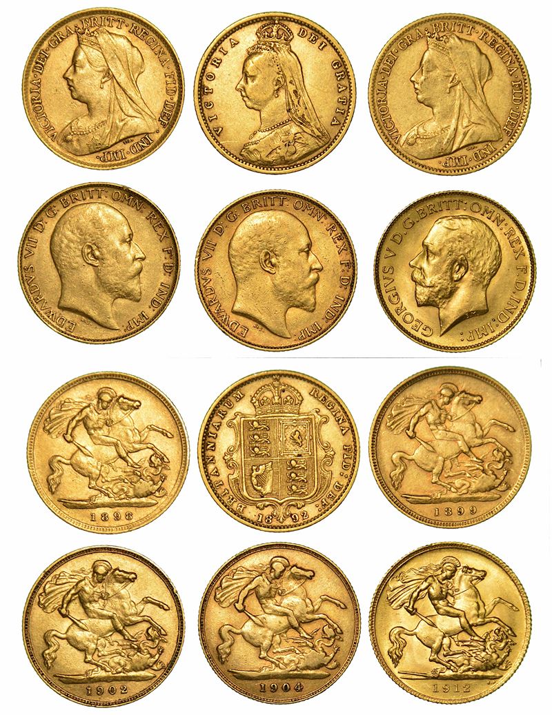 REGNO UNITO. Lotto di sei monete.  - Asta Numismatica - I - Cambi Casa d'Aste