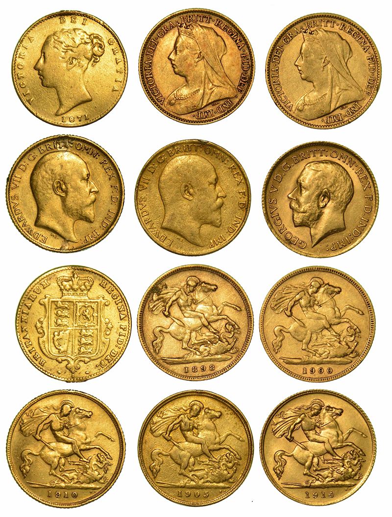 REGNO UNITO. Lotto di sei monete.  - Auction Numismatics - I - Cambi Casa d'Aste