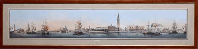 G. Kier - G. Pividor Venezia - Veduta Prospettica della Citta...venezia,1850 Circa.