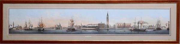 G. Kier - G. Pividor Venezia - Veduta prospettica della citta...Venezia,1850 circa.