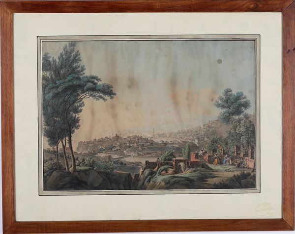 Veduta di Genova da Albaro, XIX secolo?