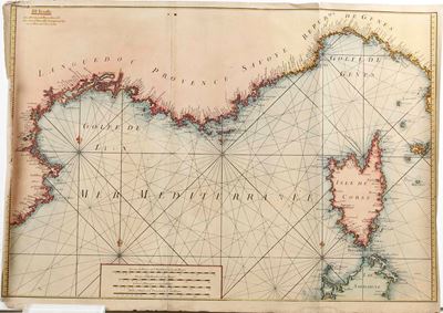 Genova - Topografia Tre Carte Topografiche ed una Veduta di Genova, XVIII Sec?