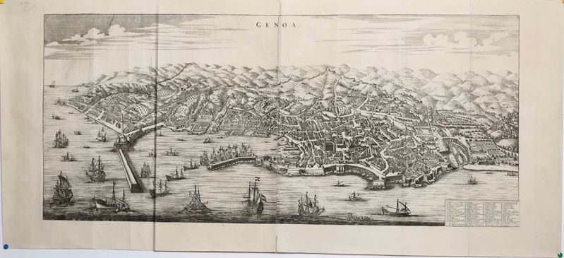 Pierre Mortier (1671-1711) Genoa... Amsterdam 1704-1724 circa  - Asta Libri antichi e rari, Stampe, Vedute e Mappe - Cambi Casa d'Aste