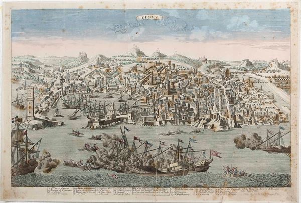 Veduta di Genova, 1650