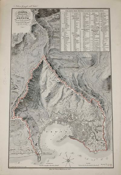 Carte Topografiche di Genova, Secolo XIX