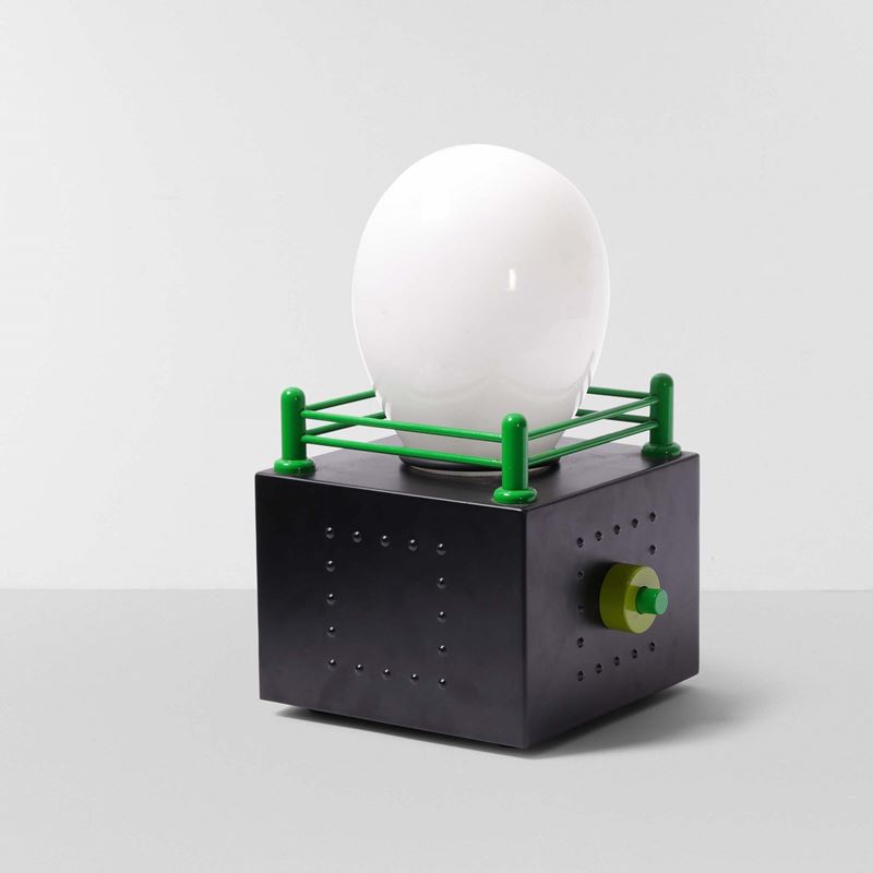 Matteo Thun e Andrea Lera : Lampada da tavolo mod. Zero Visibility  - Auction Design Lab - Cambi Casa d'Aste