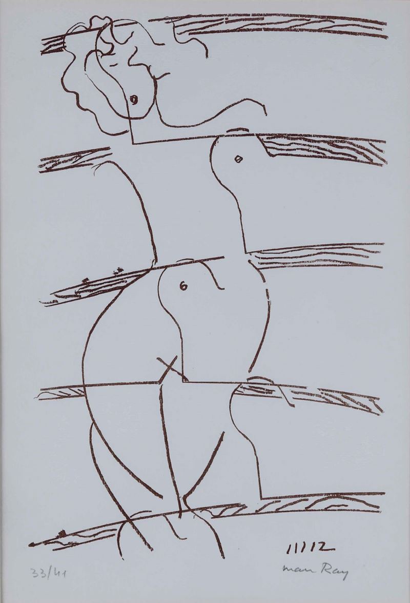Man Ray : Frauenakt  (1964)  - litografia - Auction Prints & Multiples  - Cambi Casa d'Aste