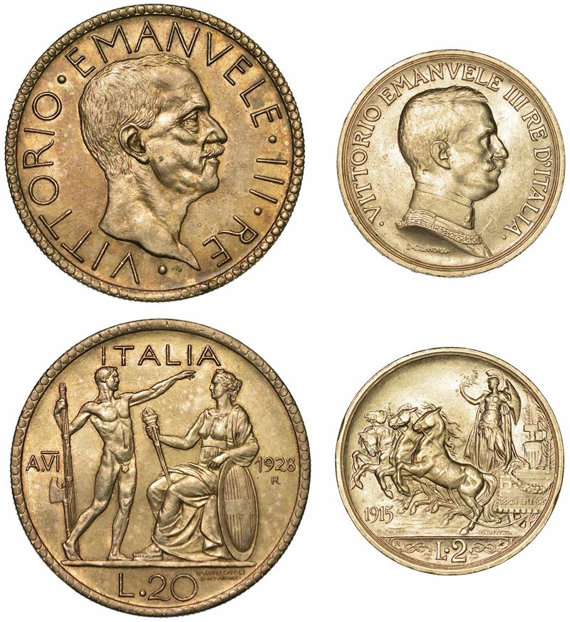 REGNO D'ITALIA. Lotto di due monete.  - Auction Numismatics - I - Cambi Casa d'Aste