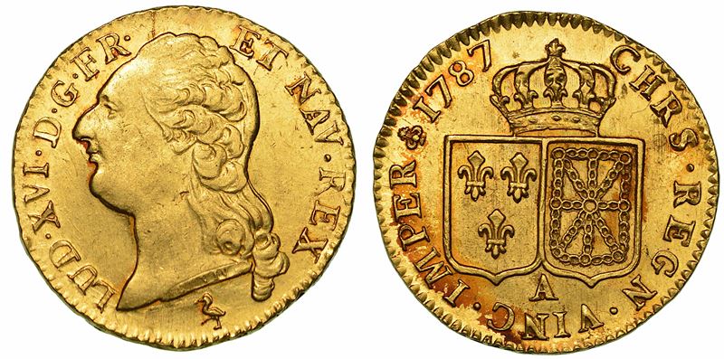 FRANCIA. LOUIS XVI, 1774-1793. Louis d'or 1787. Parigi.  - Asta Numismatica - I - Cambi Casa d'Aste