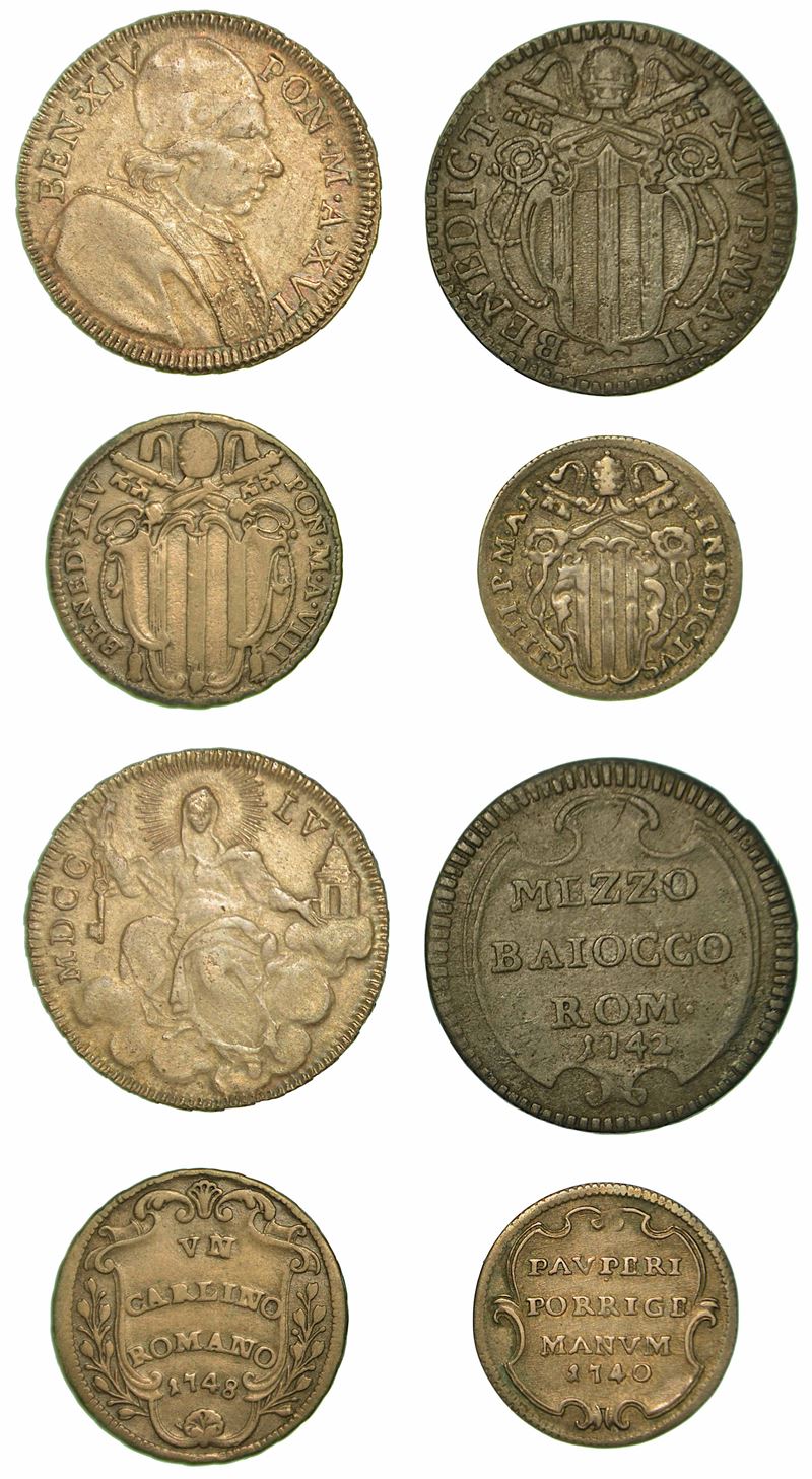 Lotto di quattro monete.  - Auction Numismatics - I - Cambi Casa d'Aste