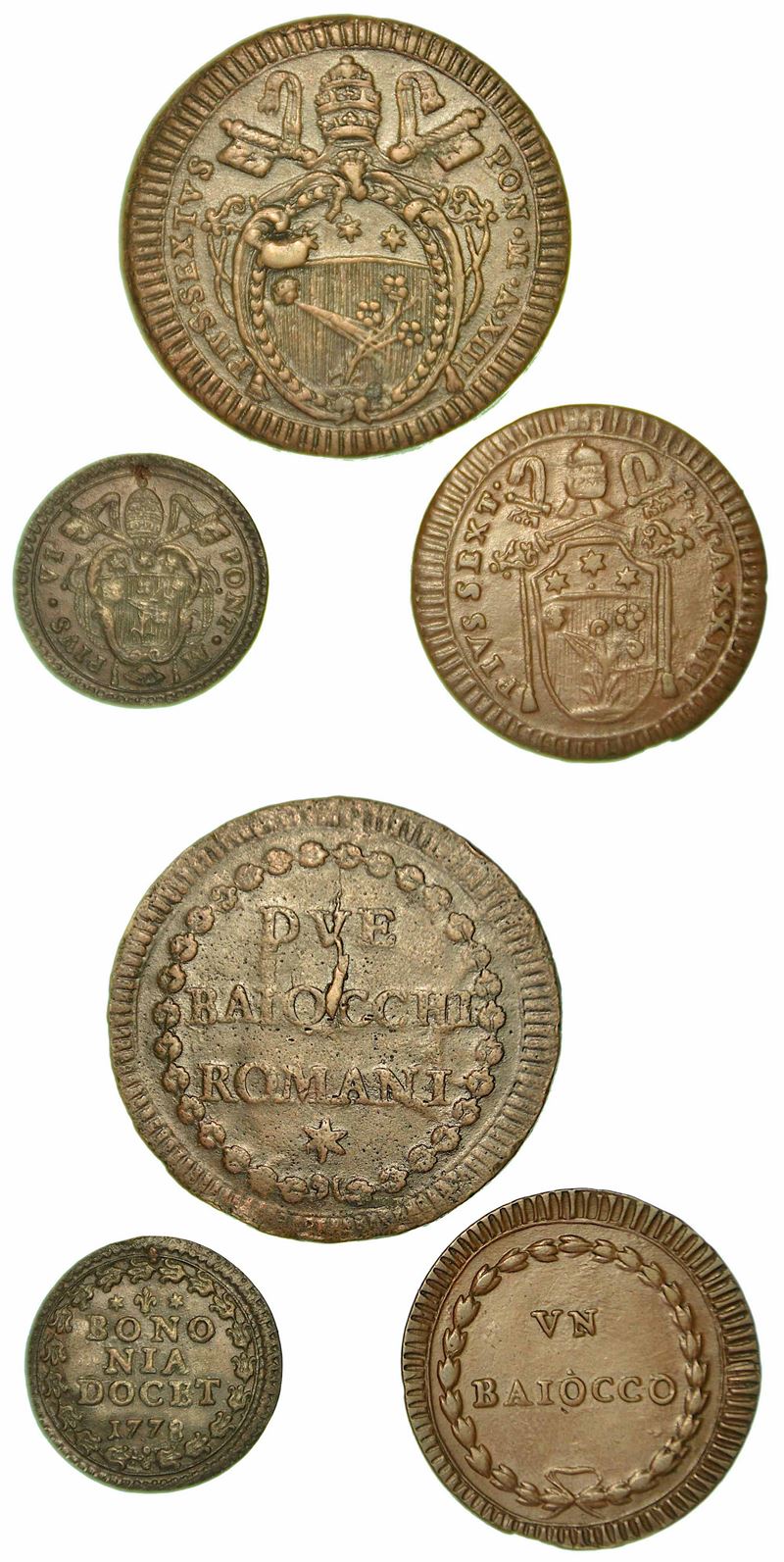 Lotto di tre monete.  - Asta Numismatica - I - Cambi Casa d'Aste