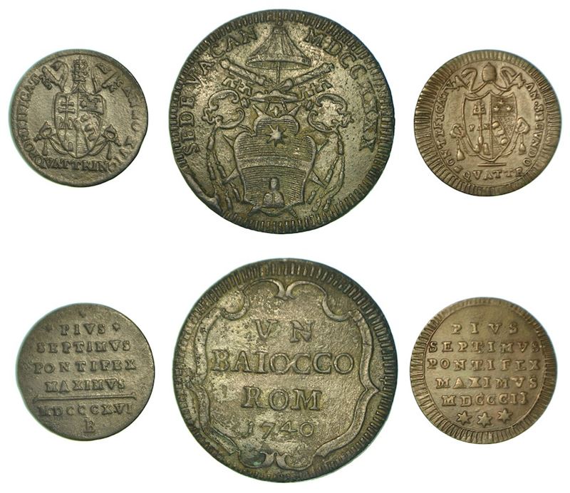 Lotto di tre monete.  - Auction Numismatics - I - Cambi Casa d'Aste
