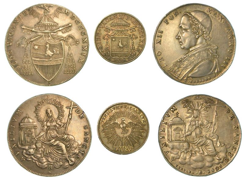 Lotto di tre monete.  - Asta Numismatica - I - Cambi Casa d'Aste