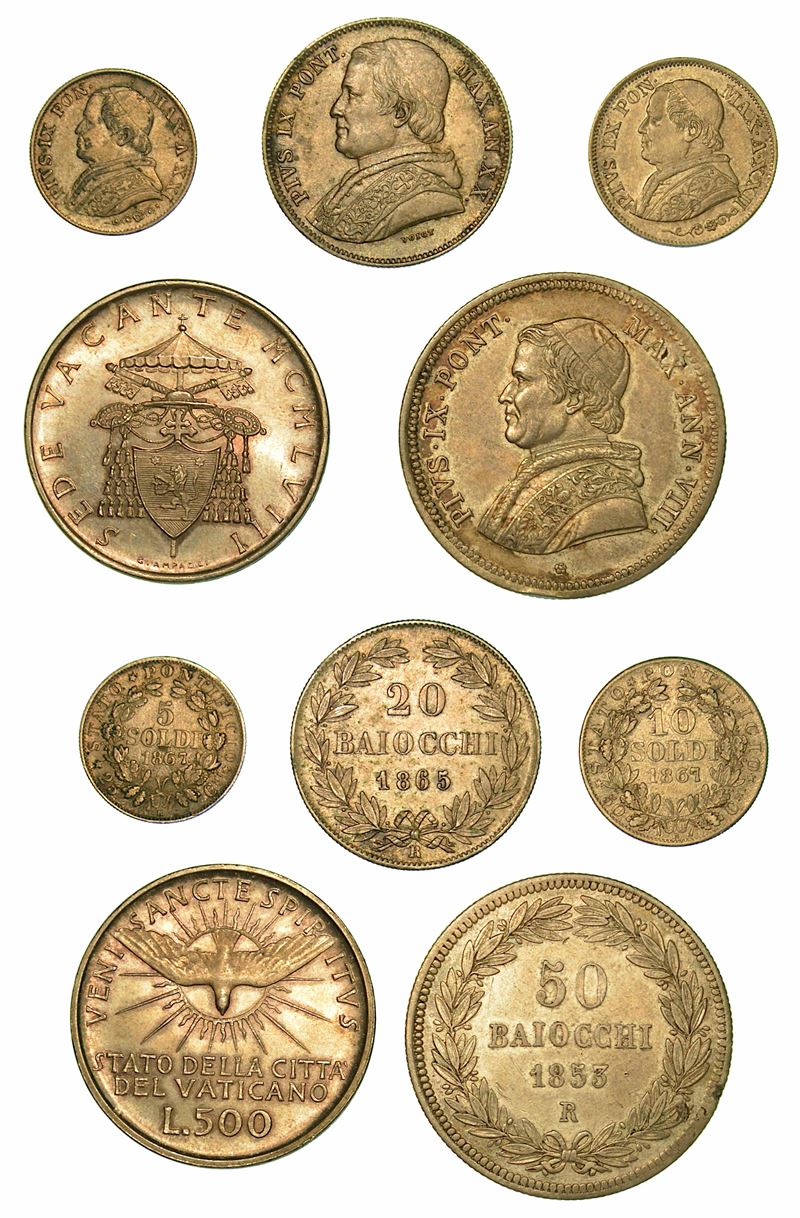 Lotto di cinque monete.  - Auction Numismatics - I - Cambi Casa d'Aste