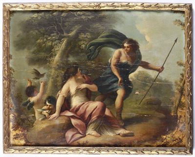 Scuola del XVIII Secolo Episodio Tratto dalla Mitologia Classica