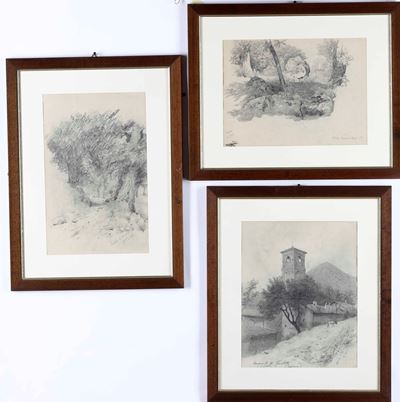 Tre Disegni Firmati e Datati