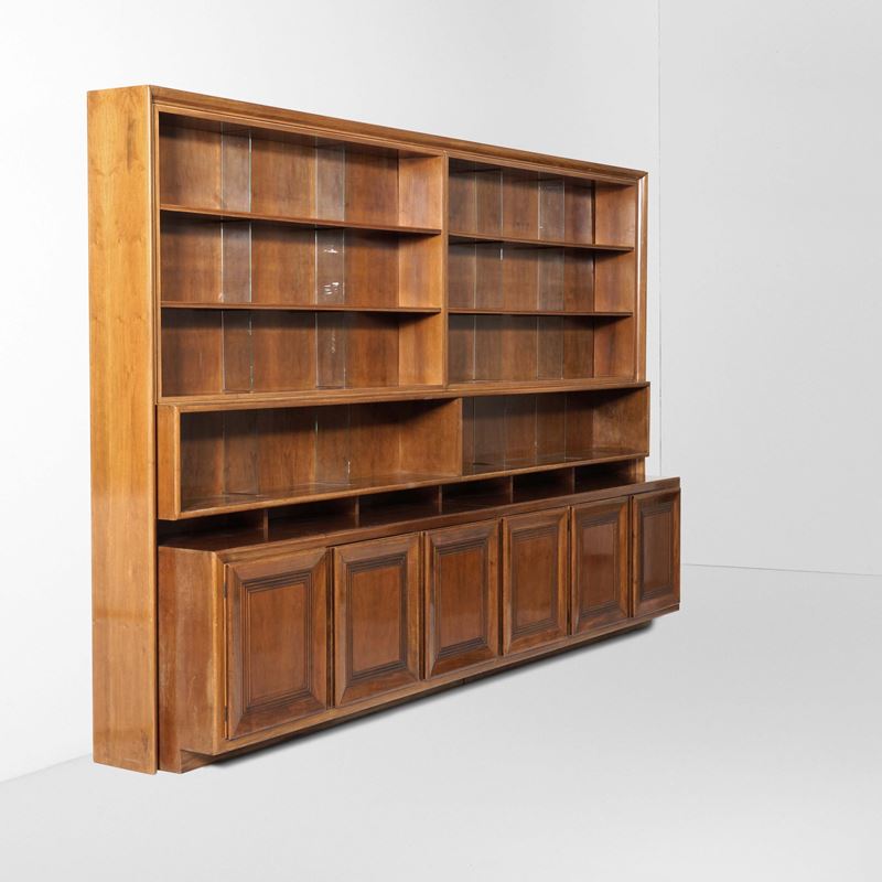 Grande libreria a due corpi.  - Auction Design Lab - Cambi Casa d'Aste