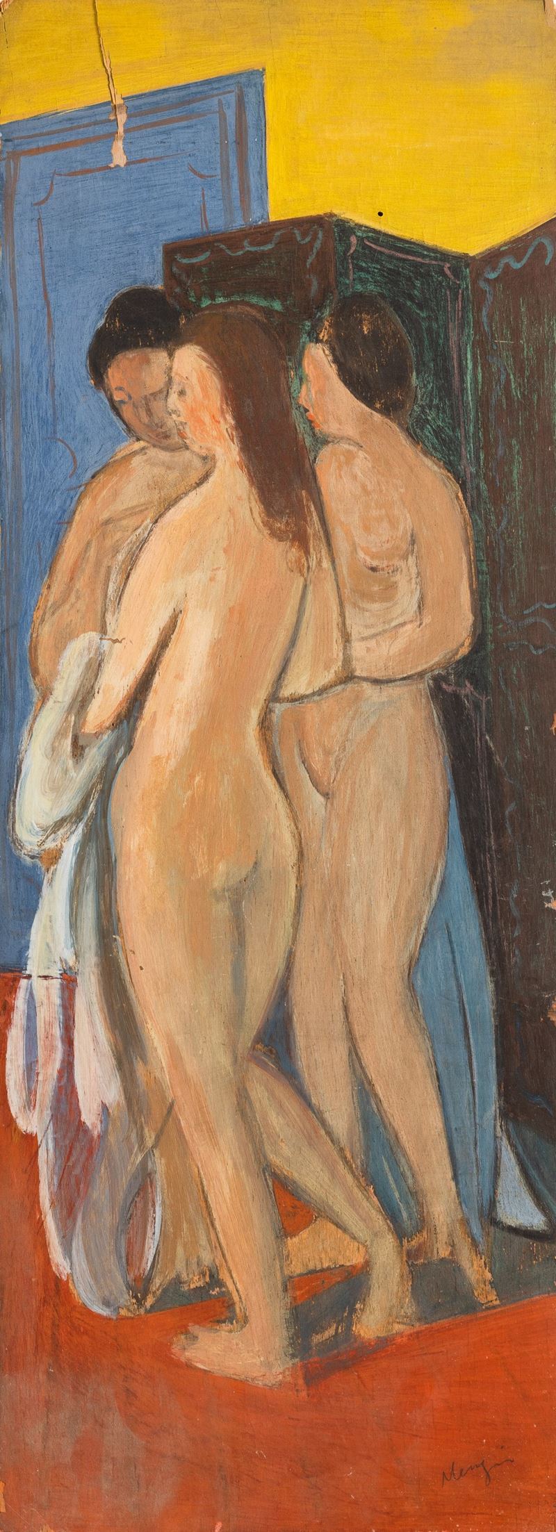 Francesco Menzio - Senza Titolo (tre Nudi Femminili)
