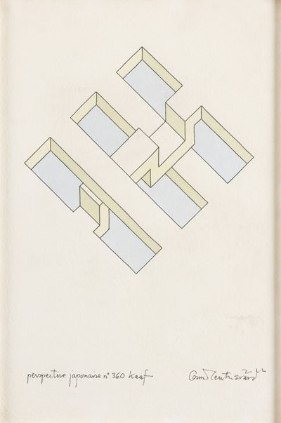 Perspective Japonaise 360 (tecnica mista su carta)