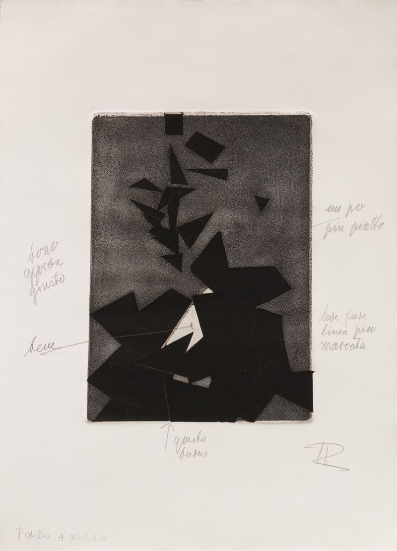 Hans Richter : Senza titolo  - acquaforte acquatinta - Asta Prints & Multiples  - Cambi Casa d'Aste