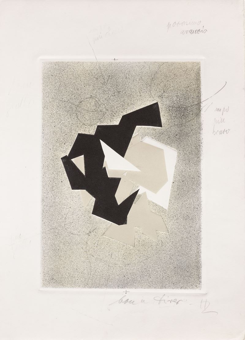 Hans Richter : Senza titolo  - acquaforte acquatinta - Auction Prints and Multiples  [..]