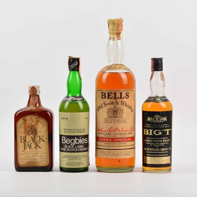 Black Jack, Begbies, Bell's, Big T, Scotch Whisky