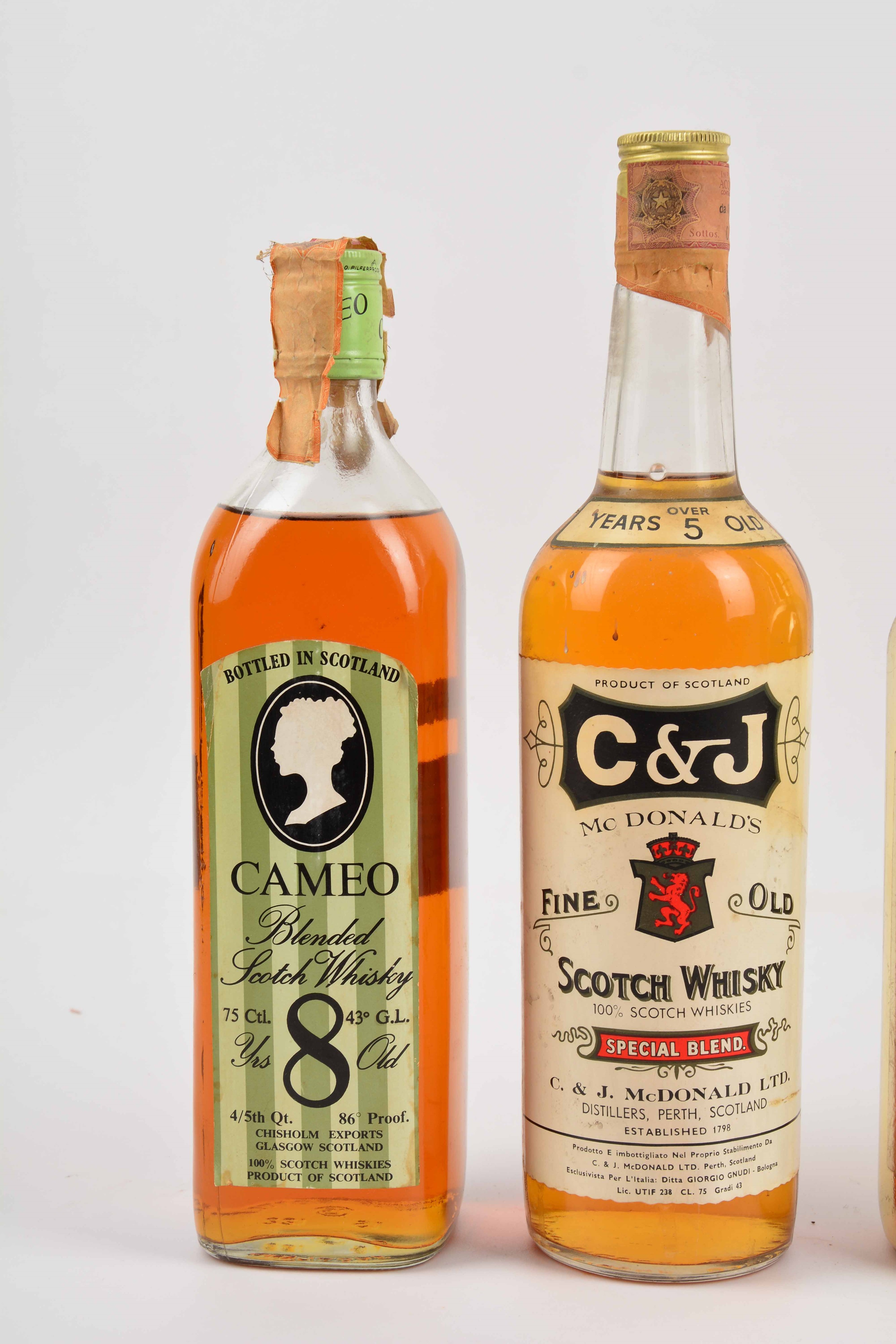 Cameo, C&j, Canadian Club, Cardhu, Campbeltown, Camerons, Scotch Whisky
